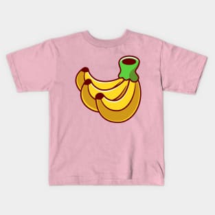 Banana Cartoon Illustration Kids T-Shirt